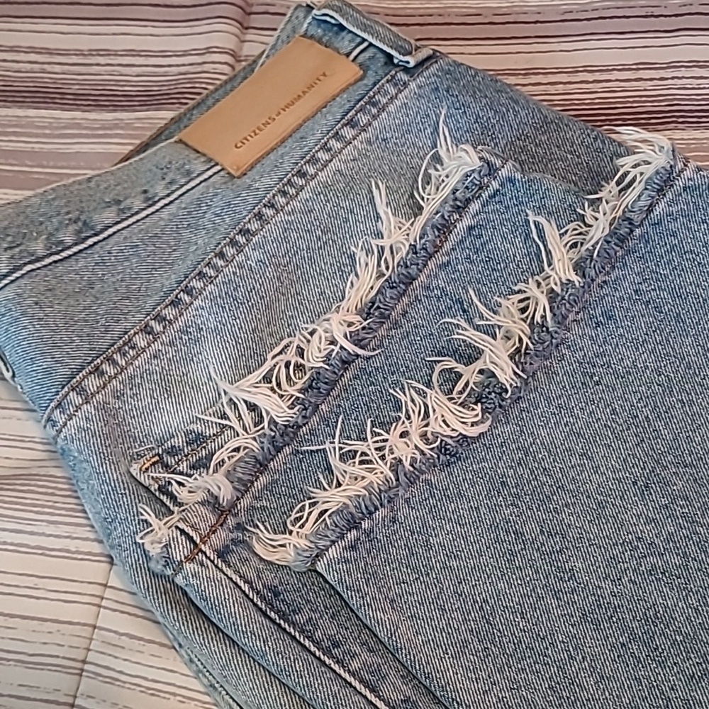Citizens Of Humanity Premium Vintage Emery Crop Daydream Light Wash Jeans Sz 29 - Picture 16 of 16